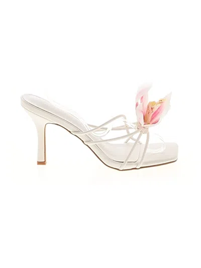 Pre-owned Lemonade Heels In White