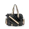 Lemonbella Women's Puffer Pickle Ball Bag In Black In Black