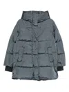 Lempelius Anu Midi Down Jacket In Gray