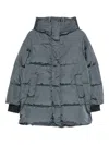 Lempelius Long-sleeved Cotton-padded Jacket In Gray