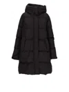 Lempelius Hooded Coat In Black