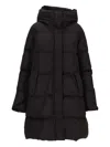 Lempelius Hooded Coat In Black