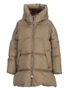 Lempelius Hooded Down Coat In Green