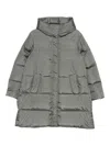 Lempelius Nev Nylon Down Jacket In Gray