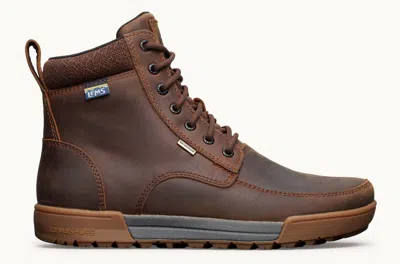 Lems Shoes Men's Boulder Summit Waterproof Boots In Rugged Bark In Brown