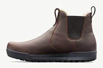 Lems Shoes Men's Tuff Waterproof Chelsea Boot In Dark Roast In Multi