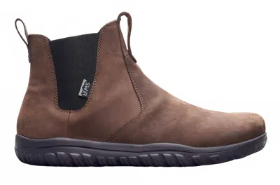 Lems Shoes Men's Waterproof Chelsea Barefoot Boot In Espresso In Brown