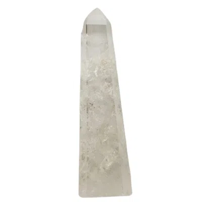 Lemuria Store Neutrals Clear Quartz Points In Green