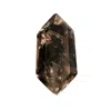 Lemuria Store Neutrals Double Terminated Smoky Quartz Polished Point In Green