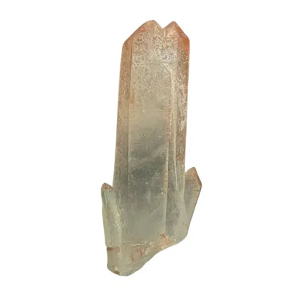 Lemuria Store Neutrals Lemurian Seed Quartz Orange Hue With Twin Point
