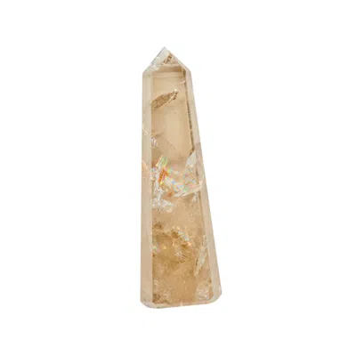 Lemuria Store Neutrals / Yellow / Orange Citrine Quartz Point Small In Yellow/orange