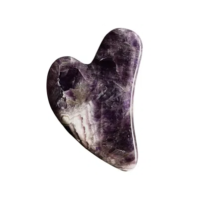 Lemuria Store Pink / Purple Amethyst Gua Sha In Pink/purple