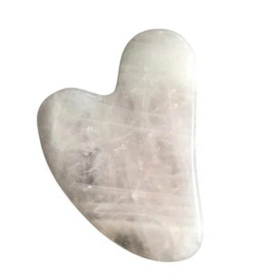 Lemuria Store Pink / Purple Rose Quartz Gua Sha In Pink/purple