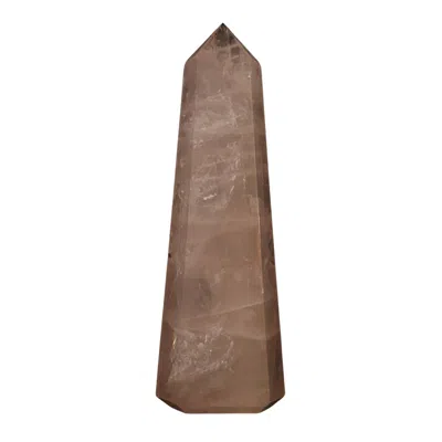 Lemuria Store Pink / Purple Rose Quartz Point 148g In Pink/purple