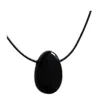 Lemuria Store Women's Black Obsidian Pendant Necklace
