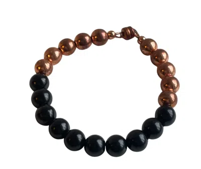 Lemuria Store Women's Neutrals Shungite & Copper Bracelet In Brown