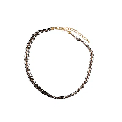 Lemuria Store Women's Neutrals Smoky Quartz Necklace In Yellow