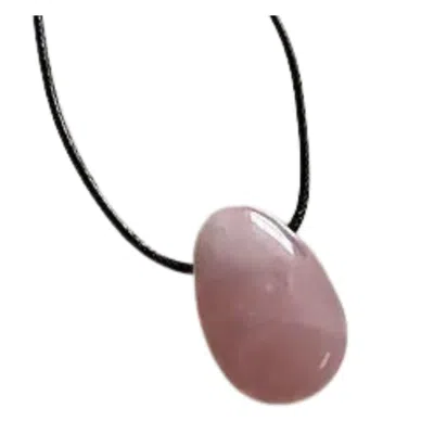 Lemuria Store Women's Pink / Purple Rose Quartz Pendant