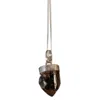 Lemuria Store Women's Silver Rutilated Quartz Necklace 22 In Silver