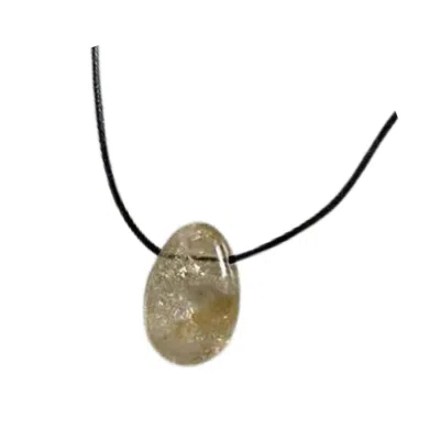Lemuria Store Women's Yellow / Orange Citrine Pendant Necklace