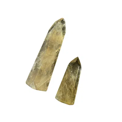 Lemuria Store Yellow / Orange Citrine Points Small In Yellow/orange