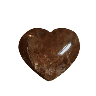 Lemuria Store Yellow / Orange Golden Healer Heart 100g In Yellow/orange