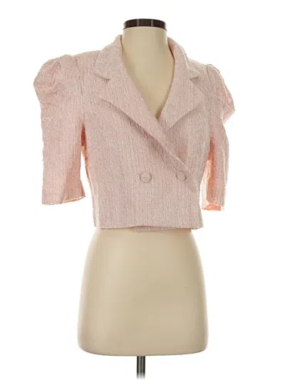 Pre-owned Lena Blazer Jacket In Pink