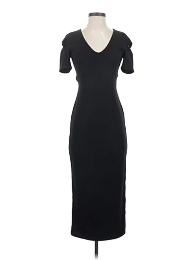 Pre-owned Lena Casual Dress In Black