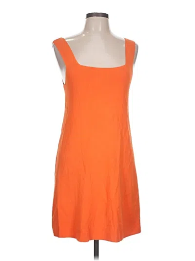 Pre-owned Lena Casual Dress In Orange