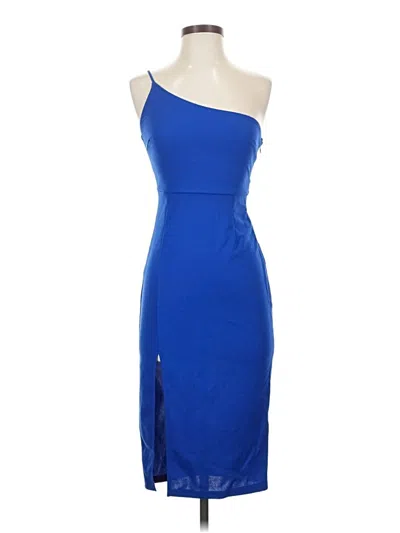 Pre-owned Lena Cocktail Dress In Blue