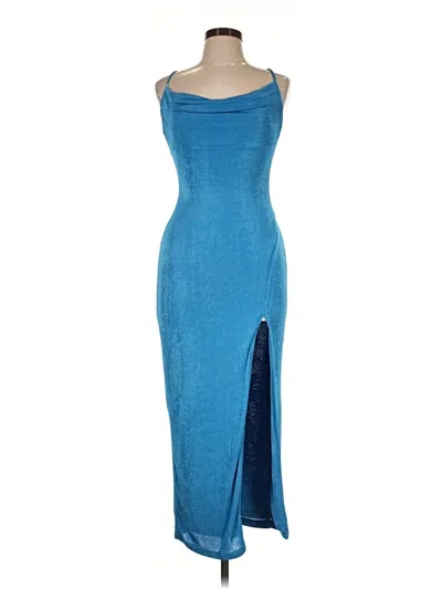 Pre-owned Lena Cocktail Dress In Blue