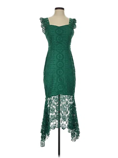 Pre-owned Lena Cocktail Dress In Green