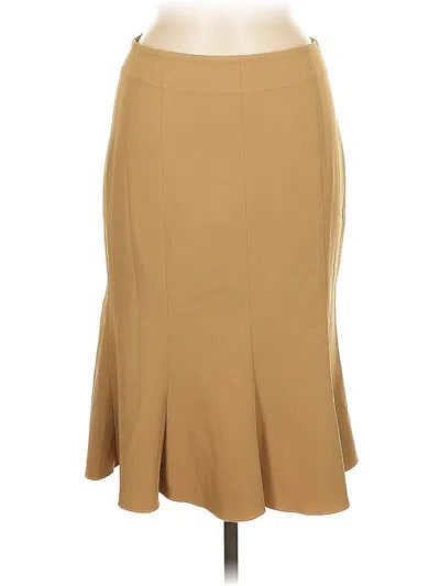 Pre-owned Lena Gabrielle Formal Skirt In Brown