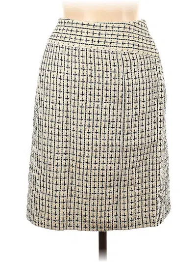 Pre-owned Lena Gabrielle Formal Skirt In White