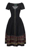 Lena Hoschek Anne Maria Cotton Dress In Multi