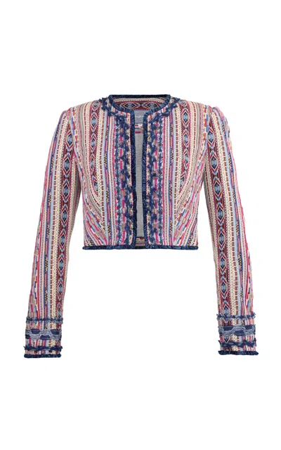 Lena Hoschek Berber Cotton-blend Jacket In Multi