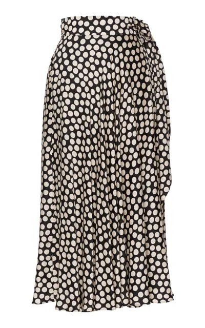 Lena Hoschek Breeze Polka-dot Midi Skirt In Multi