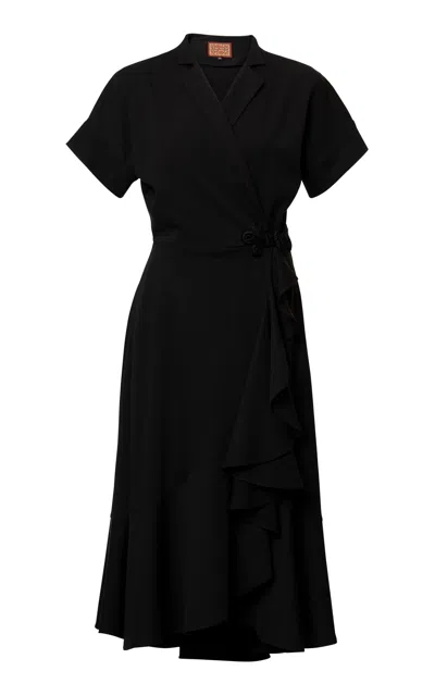 Lena Hoschek Carolina Wrap Dress In Black
