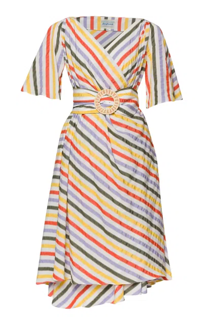 Lena Hoschek Coast Striped Midi Dress