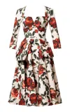Lena Hoschek Diva Layered Floral Dress In Multi