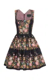 Lena Hoschek Eleni Floral Cotton Dress In Multi
