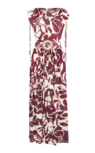 Lena Hoschek Farah Maxi Dress In Brown
