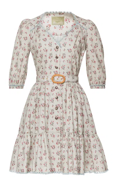 Lena Hoschek Ida Printed Cotton Mini Dress In Multi