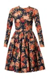 Lena Hoschek Judy Floral Cotton Dress In Multi