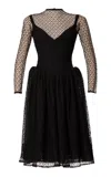 Lena Hoschek Manifest Corseted Dress In Black