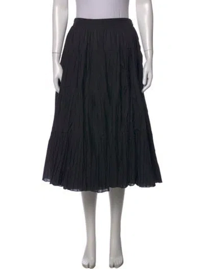 Pre-owned Lena Hoschek Midi Length Skirt In Black