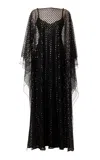 Lena Hoschek New Moon Sequined Caftan In Grey