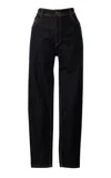 Lena Hoschek Norma Cotton Skinny Jeans In Blue