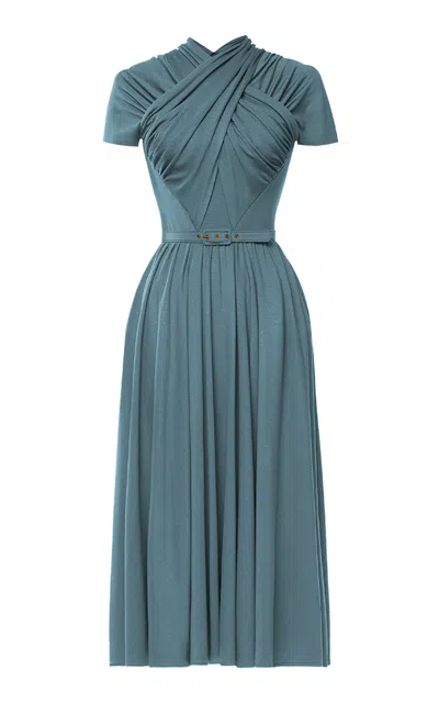 Lena Hoschek Nouvelle Grace Short Dress In Blue
