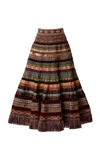Lena Hoschek Opulence Ribbon Skirt In Multi
